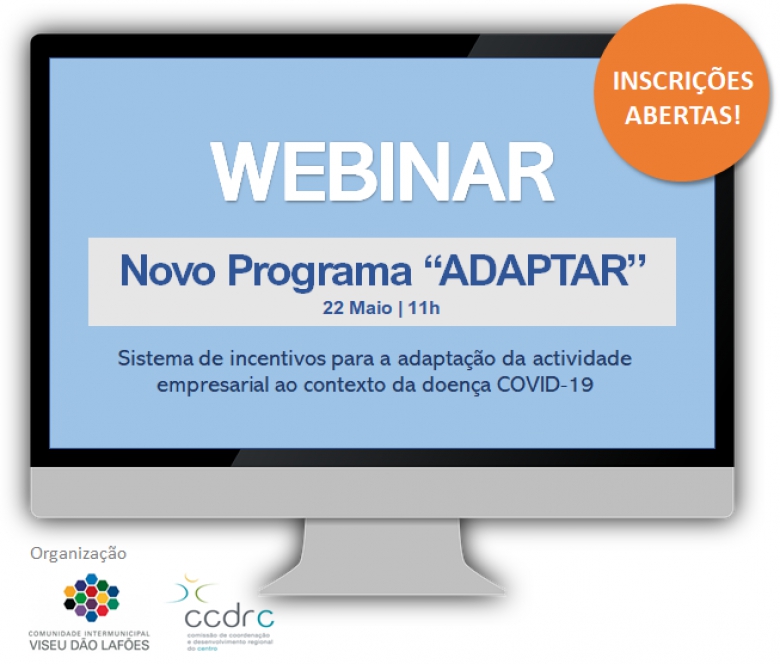 Webinar sobre o Novo Programa ADAPTAR